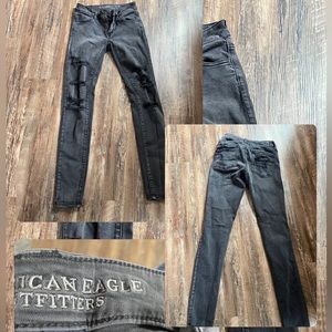 American Eagle black jeggings